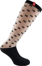 Produktbild von Imperial Riding Reitsocken Damen Tiptoe Schwarz Beige Größe 35/38