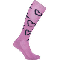 Produktbild von Imperial Riding Reitsocken für Damen Cosy Hearts Rosa Winter Socken Größe 35/38