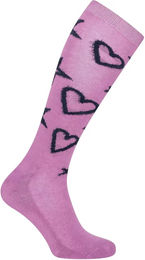 Produktbild von Imperial Riding Reitsocken für Damen Cosy Hearts Winter Rosa Größe 39/42