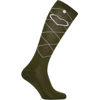 Produktbild von Imperial Riding Reitsocken für Damen Imperial Heart Grün Größe 39/42
