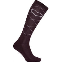 Produktbild von Imperial Riding Reitsocken für Damen Imperial Heart in Rot und Braun Größe 39