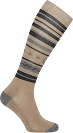 Produktbild von Imperial Riding Reitsocken für Damen Stripy Sparkle Braun Beige Größe 39/42