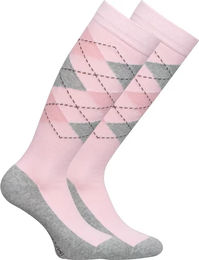 Imperial Riding Reitsocken Queen of Diamonds Argyle Muster Candy Floss Größe 35-38 – Bild 1 von 1