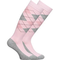 Produktbild von Imperial Riding Reitsocken Queen of Diamonds Argyle Muster Candy Floss Größe 35-38