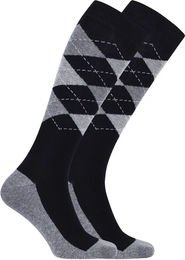 Imperial Riding Reitsocken Queen of Diamonds mit Argyle Muster Schwarz Größe 39-42 – Bild 1 von 1