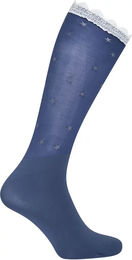 Imperial Riding Reitsocken Star Lace Blau Unisex Sommer Nylon Größe 35-38 – Bild 1 von 2