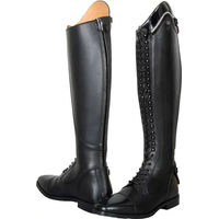 Produktbild von Imperial Riding Reitstiefel IRHOlania Dressage Kurz für Damen Schwarz Lack-Chrystal Größe 38