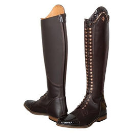 Imperial Riding Reitstiefel IRHOlania Dressage Lang für Damen aus Leder Braun Brown-Brown Croco Größe 41 – Bild 1 von 1