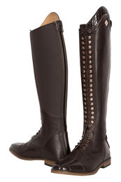 Imperial Riding Reitstiefel IRHOlania für Damen aus Leder in Braun Croco – Bild 1 von 1