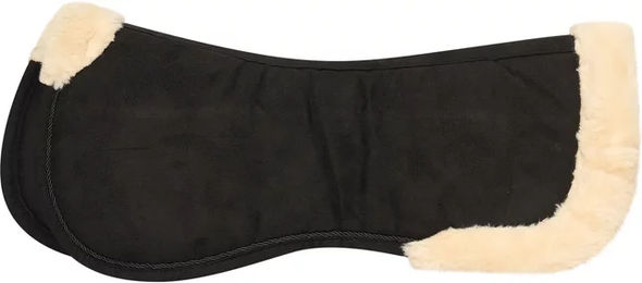 Produktbild von Imperial Riding Sattelpad Suede Fur aus Kunstleder Schwarz Full