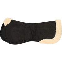 Produktbild von Imperial Riding Sattelpad Suede Fur aus Kunstleder Schwarz Full
