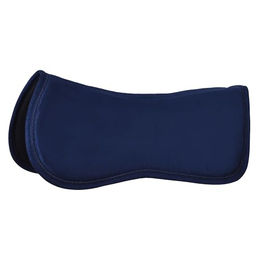 Imperial Riding Sattelunterlage IRH Suede Half Pad mit Fleece in Blau Größe S – Bild 1 von 3
