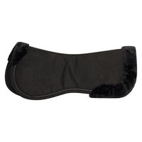 Produktbild von Imperial Riding Sattelunterlage Suede Fur Half Pad mit Kunstfellrand Schwarz Full