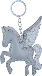 Produktbild von Imperial Riding Schlüsselanhänger Key To My Horse aus Kunstleder in Silber und Grau