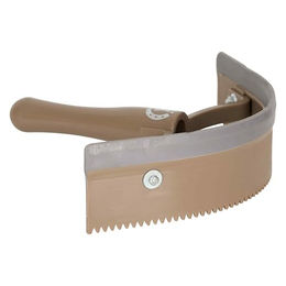Imperial Riding Schweißmesser zur Pferdefellpflege aus Gummi in Beige Braun – Bild 1 von 2