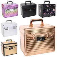Produktbild von Imperial Riding Shiny Classic small Putzbox mit Zahlenschloss und Spiegel in Roségold
