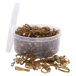 Imperial Riding Silikon Einflechtgummis XL Gold in Dose – Bild 1 von 2