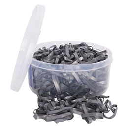 Imperial Riding Silikon Einflechtgummis XL Silber für die Pferdemähne – Bild 1 von 2