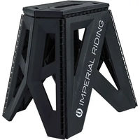 Produktbild von Imperial Riding Sky High Klapphocker aus recyceltem Kunststoff Schwarz