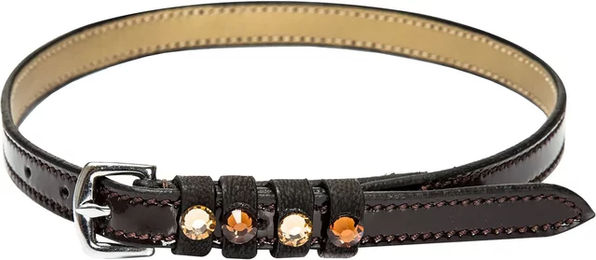 Imperial Riding Sporenriemen aus Leder für Pferde in Braun-Gold – Bild 1 von 3