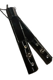 Produktbild von Imperial Riding Sporenriemen IRPardouz aus Kunstleder in Schwarz Lack mit Crystal 17 cm