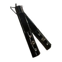 Produktbild von Imperial Riding Sporenriemen IRPardouz aus Kunstleder in Schwarz Lack mit Crystal 17 cm