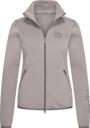 Imperial Riding Sporty Air Damen Strickjacke Tech Shell Cardigan mit 4-Wege-Stretch in Charcoal XL – Bild 1 von 6