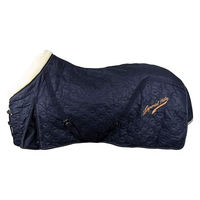 Produktbild von Imperial Riding Stalldecke IRH Super-Dry 200g für Pferde mit Kunstfellkragen Navy Größe 85