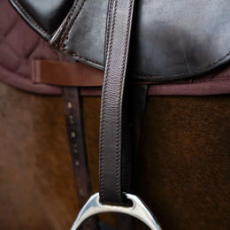 Imperial Riding Steigbügelriemen IRH mit Nylonkern aus Leder Dunkelbraun 155cm – Bild 1 von 1