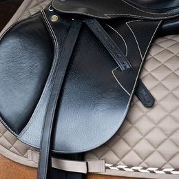 Imperial Riding Steigbügelriemen IRH Soft mit Nylonkern aus Leder in Schwarz 115cm – Bild 1 von 1