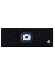 Produktbild von Imperial Riding Stirnband mit LED Chilly Black Unisex Fleece wasserabweisend Schwarz