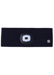 Produktbild von Imperial Riding Stirnband mit LED Chilly Navy aus Fleece wasserabweisend Unisex