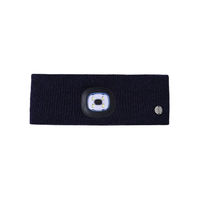 Produktbild von Imperial Riding Stirnband mit LED Chilly Navy aus Fleece wasserabweisend Unisex