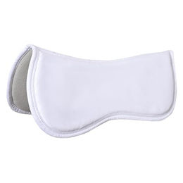 Produktbild von Imperial Riding Suede Sattelunterlage Half Pad aus Kunstleder mit Fleece in Weiß Full