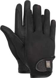 Imperial Riding Summercool Reithandschuhe aus Kunstleder Schwarz Unisex Größe M – Bild 1 von 2