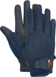 Imperial Riding Summercool Reithandschuhe aus Mesh-Jersey mit Kunstlederhandfläche Navy XL – Bild 1 von 4