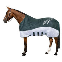 Produktbild von Imperial Riding Super-Dry 2-in-1 Regen- und Fliegendecke für Pferde Dunkelgrün 165