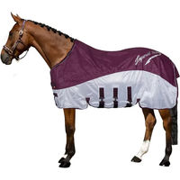 Produktbild von Imperial Riding Super-Dry 2-in-1 Regen- und Fliegendecke für Pferde ohne Halsteil in Bordeaux Grösse 125