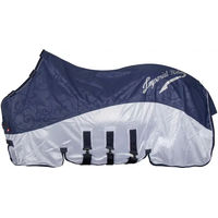 Produktbild von Imperial Riding Super-Dry 2-in-1 Regen- und Fliegendecke für Pferde ohne Halsteil Navy 155