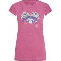 Produktbild von Imperial Riding T-Shirt Rocky für Damen in Schwarz und Rosa Größe XS