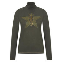 Produktbild von Imperial Riding Tech Top Belle Star Reitshirt für Damen in Grün Größe XL