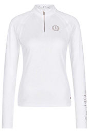 Produktbild von Imperial Riding Trainingsshirt IRHSpeed up Reitshirt für Damen in Weiß aus Polyester