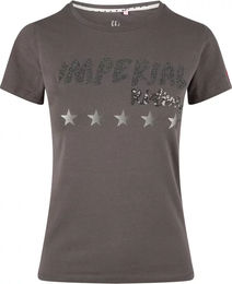 Produktbild von Imperial Riding Twister Reitshirt für Damen in Grün und Grau Größe L