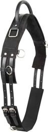 Imperial Riding Voltigiergurt Vito für Ponys in Schwarz mit Griff und Ringen – Bild 1 von 3