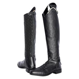 Imperial Riding Walker Glam Kinderreitstiefel aus Leder Schwarz Größe 32 – Bild 1 von 7
