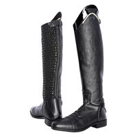 Produktbild von Imperial Riding Walker Glam Kinderreitstiefel aus Leder Schwarz Größe 32