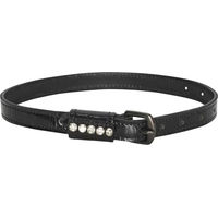 Produktbild von Imperial Riding Walker Glam Sporenriemen für Kinder mit Strass Schwarz-Schwarz-Croco 40,64 cm