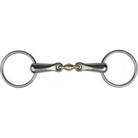 Produktbild von Imperial Riding Wassertrense Metalab Doppelt Gebrochen 20mm Edelstahl mit Kupfer Kugeln