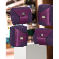 Produktbild von Imperial Riding Wickelbandagen IRH Lovely Gamaschen Fleece 4er Set Black Berry Lila