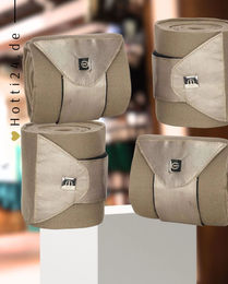 Produktbild von Imperial Riding Wickelbandagen IRHLovely Gamaschen aus Fleece 4er Set Cappuccino Beige